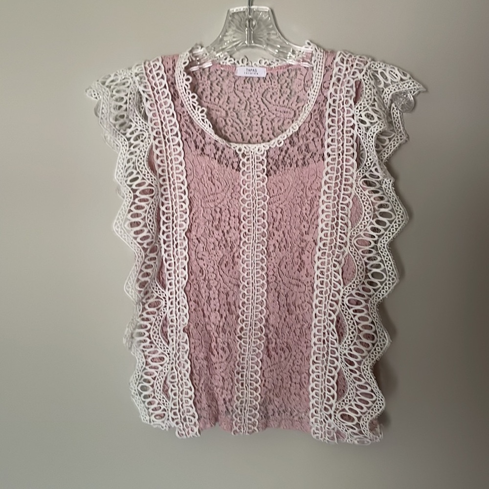 TAPAS Fashion Sleeveless Blouse Size S